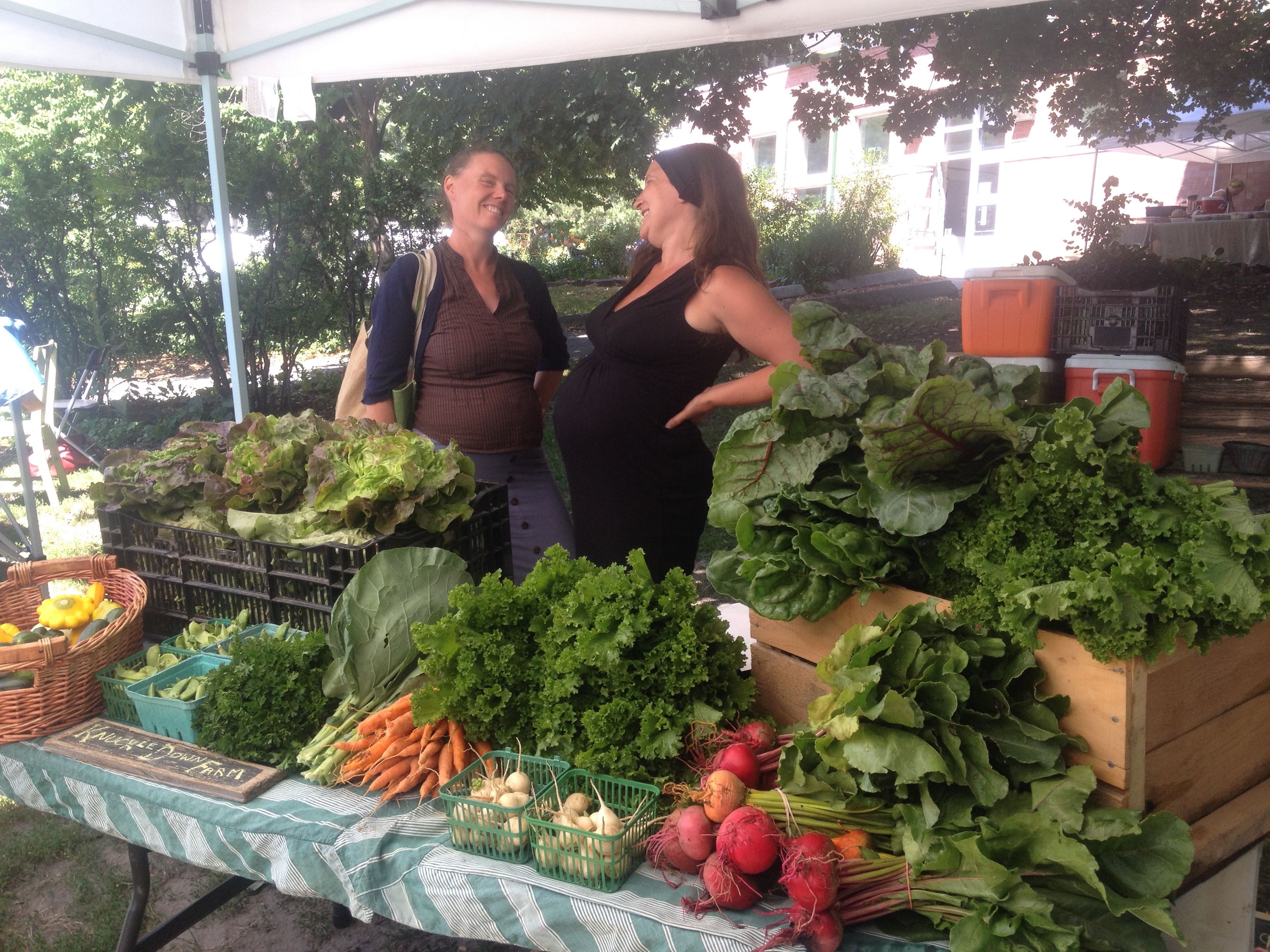At the Dufferin Grove Farmers' Market