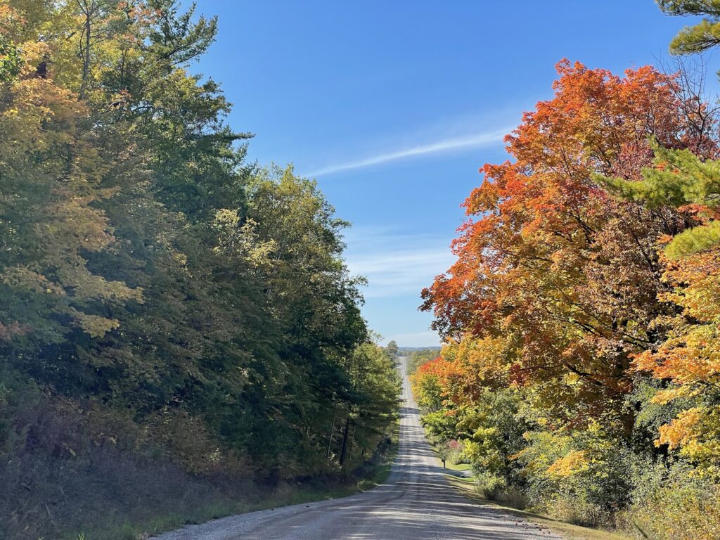 Fall Road 2 - A Frosty Reminder to Give Thanks for the Harvest￼