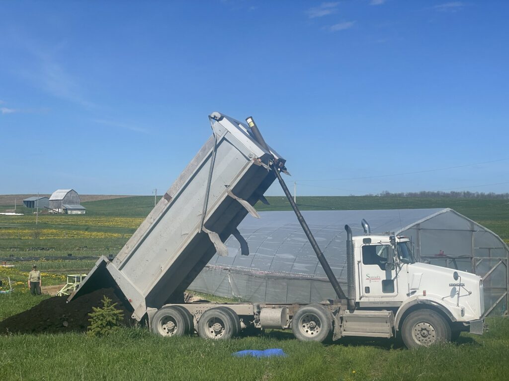 compost delivery - Market Season Begins